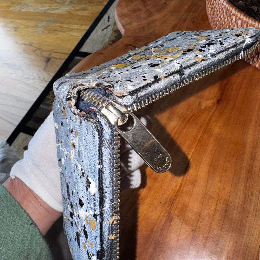 Louis Vuitton Monogram Denim Mini Zippy Wallet - Picture 15 of 15
